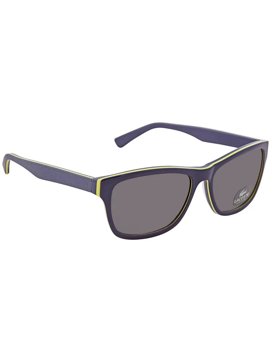 Солнцезащитные очки Lacoste Grey Square унисекс L683S 414 55 — изображение 2 из 3, серый