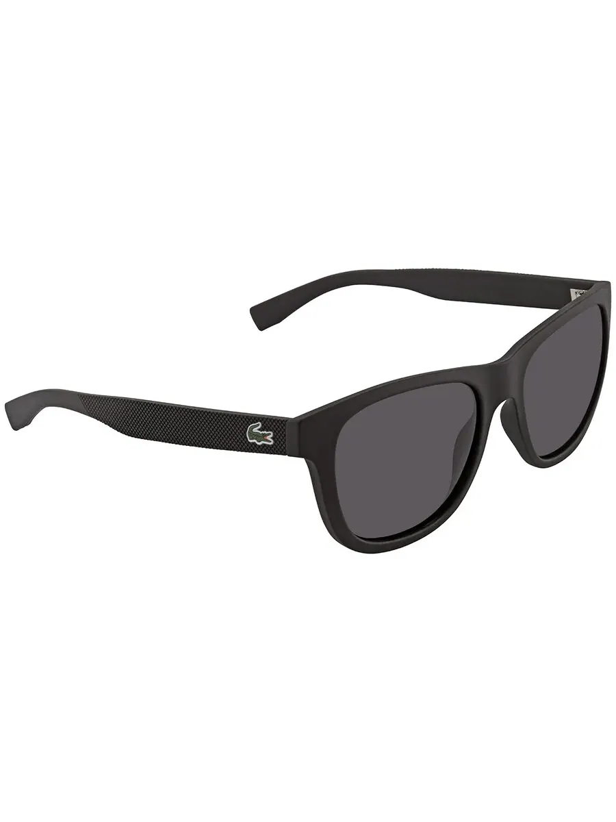Солнцезащитные очки Lacoste Grey Square унисекс L848S 001 54 — изображение 2 из 4, черный