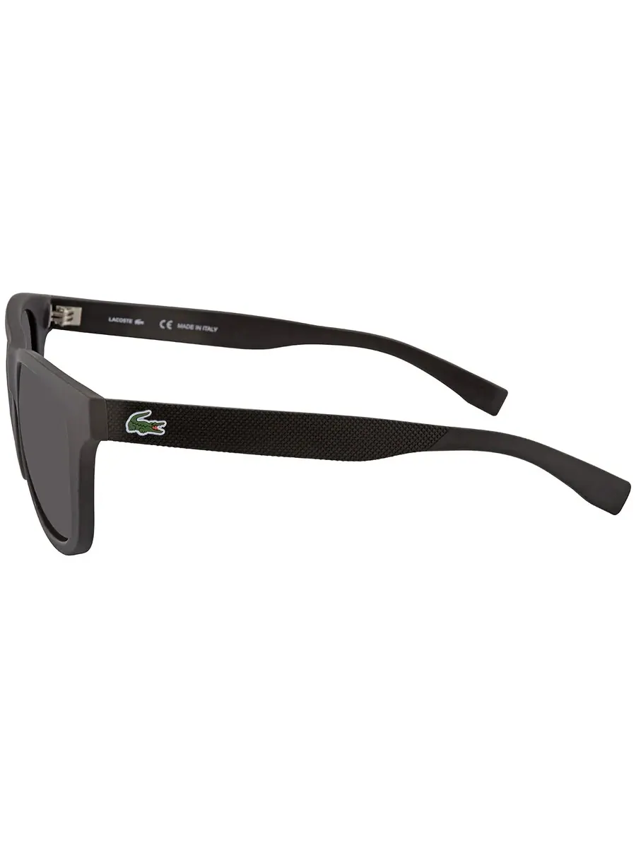 Солнцезащитные очки Lacoste Grey Square унисекс L848S 001 54 — изображение 4 из 4, черный