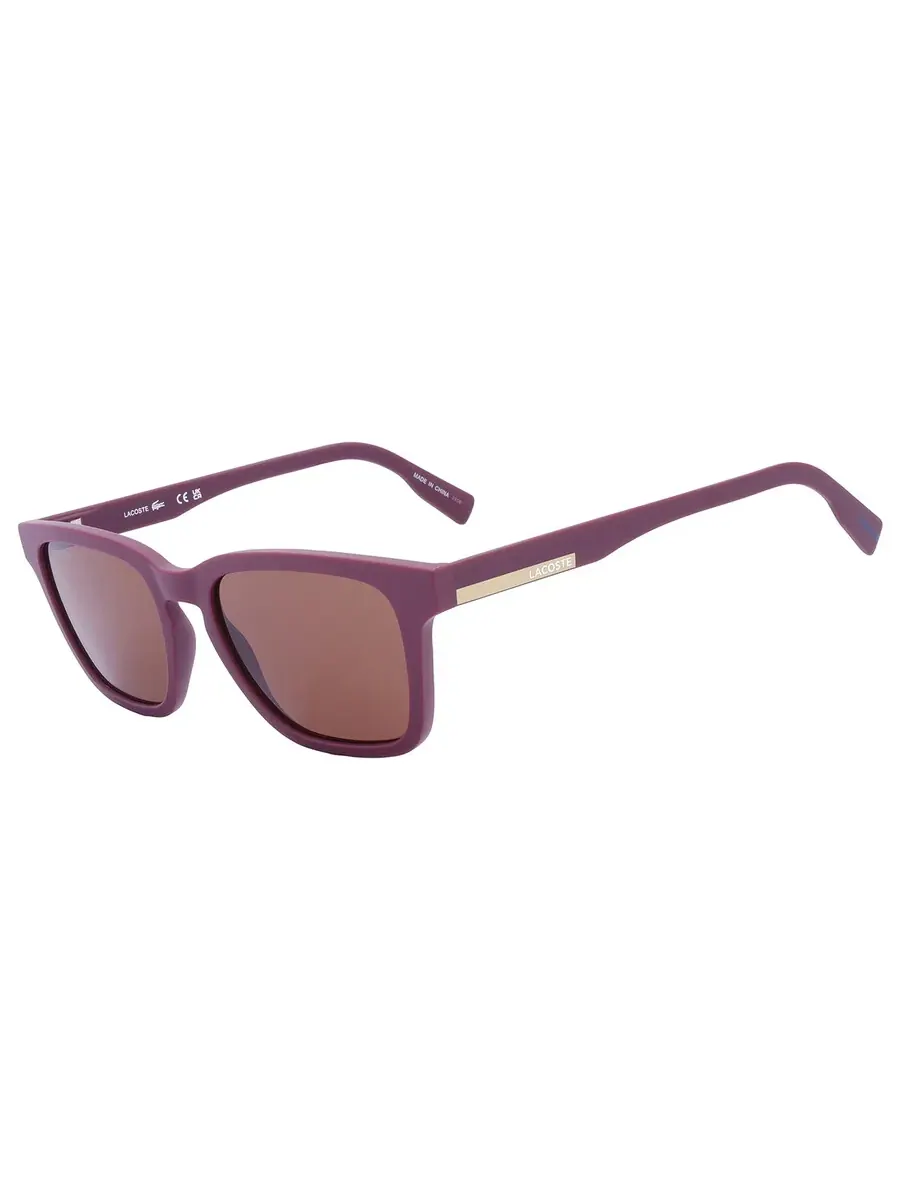 Мужские солнцезащитные очки Lacoste Red Square L987S 603 53 — изображение 3 из 4, красный