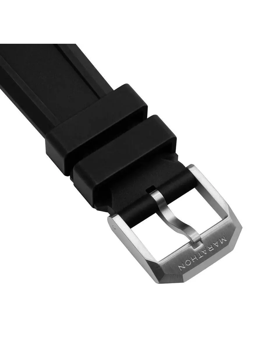 Унисекс ремешок для часов Marathon, 20 мм, резиновый, WS-RB-BKSS-20-3PC