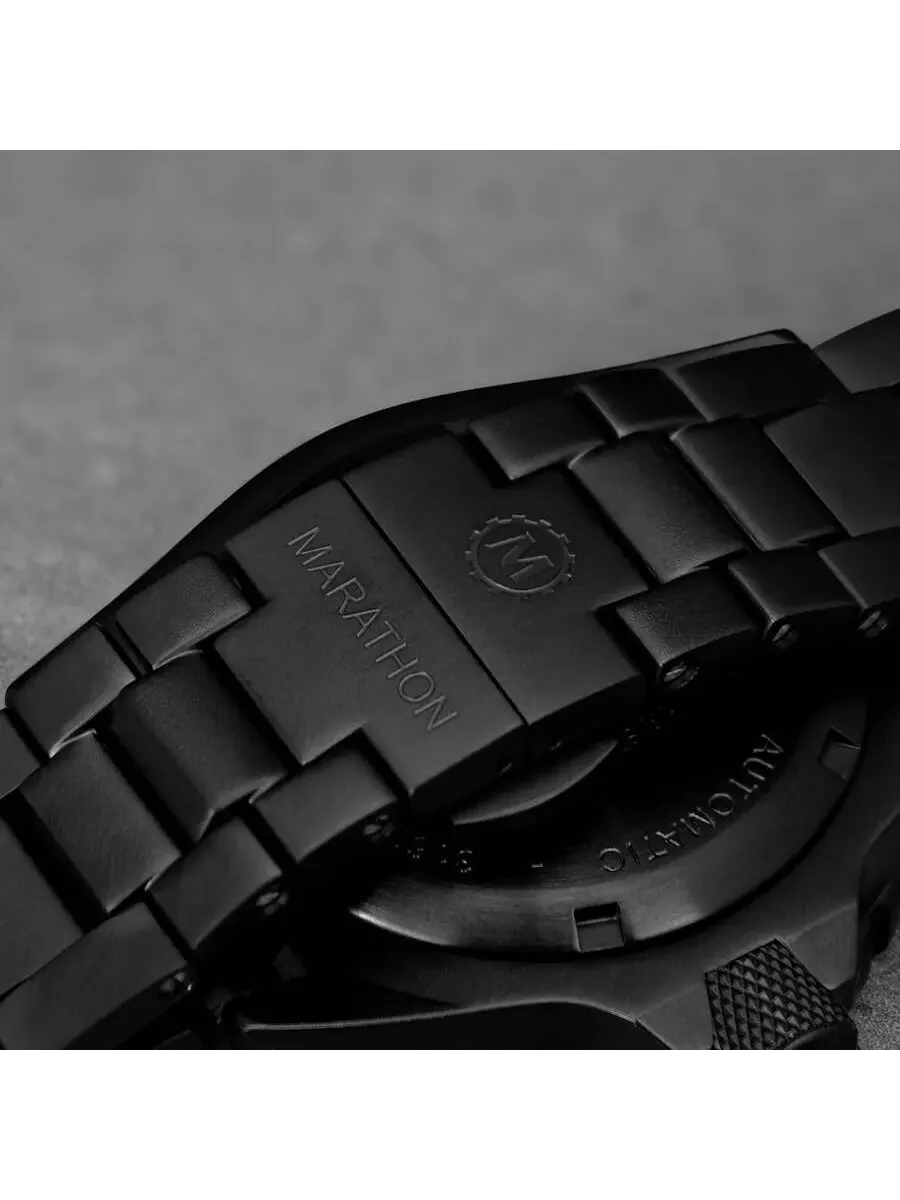 Ремешок для часов Marathon Unisex из нержавеющей стали, 20 мм, WB-AN-BK-MAM-20 — изображение 4 из 6, черный