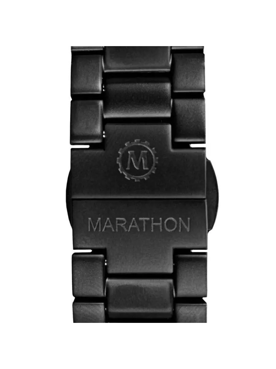 Ремешок для часов Marathon Unisex из нержавеющей стали, 20 мм, WB-AN-BK-MAM-20 — изображение 5 из 6, черный