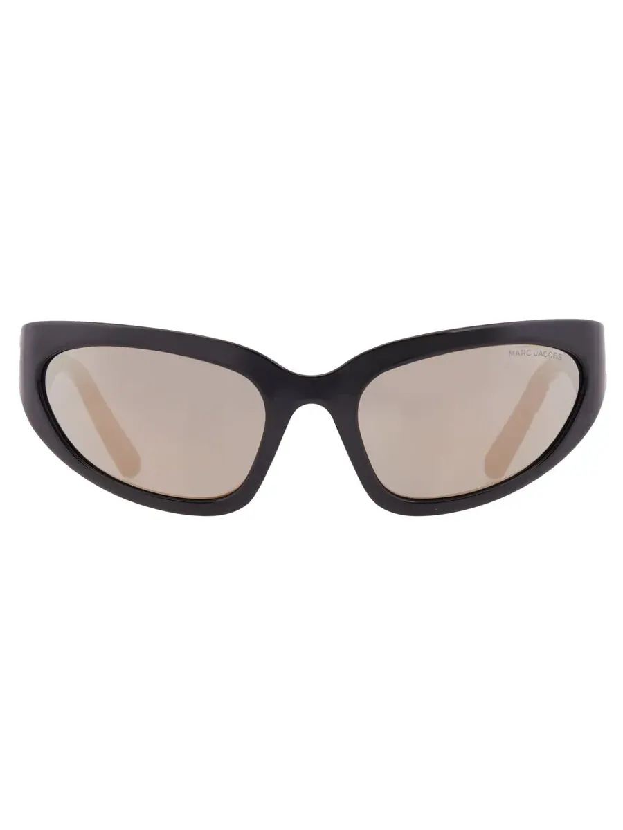 Женские солнцезащитные очки Marc Jacobs Bronze Mirror Wrap MARC 738/S 008A/JO 61