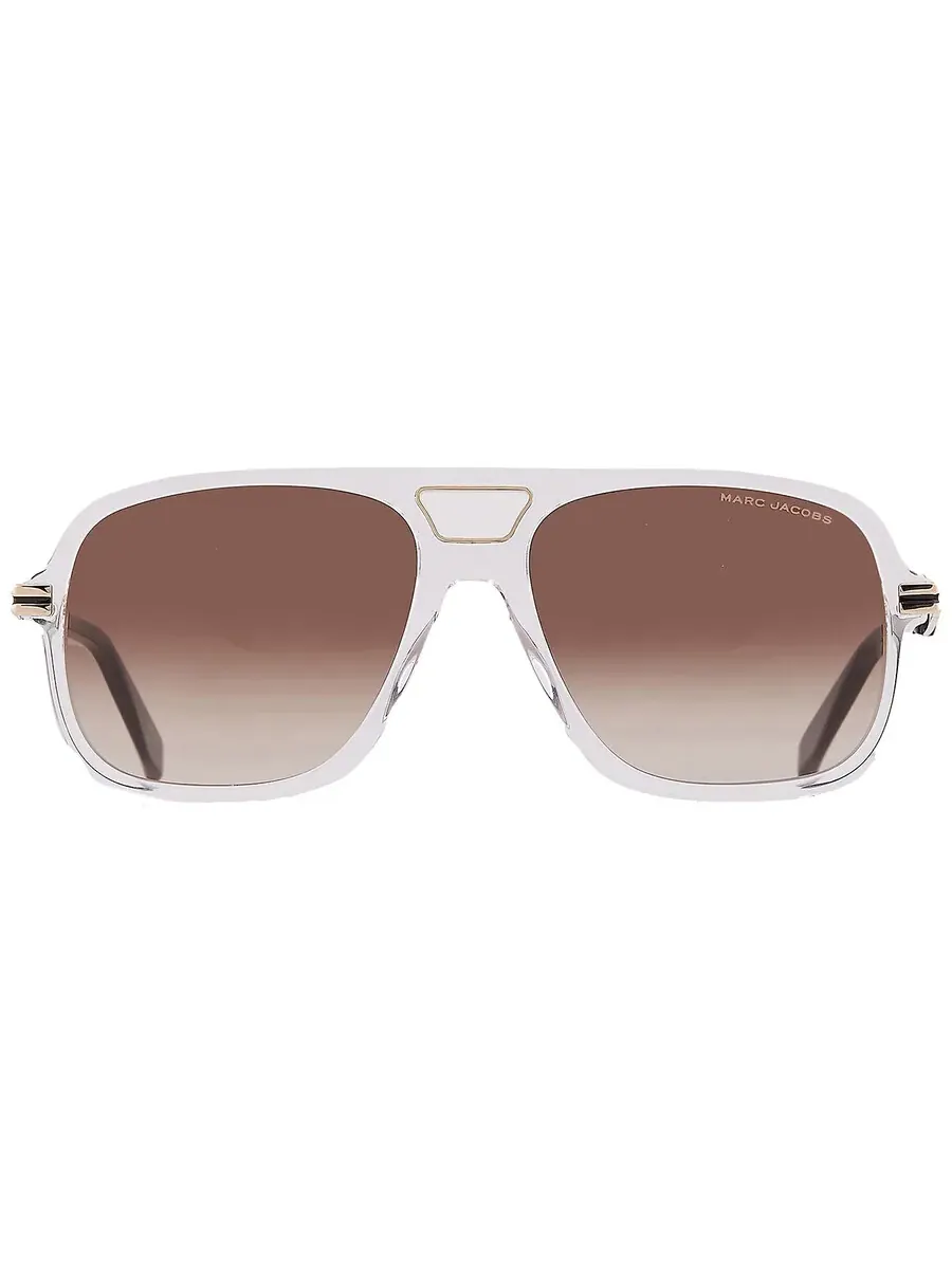 Мужские солнцезащитные очки Marc Jacobs Brown Gradient Navigator MARC 415/S 0MNG/HA 56