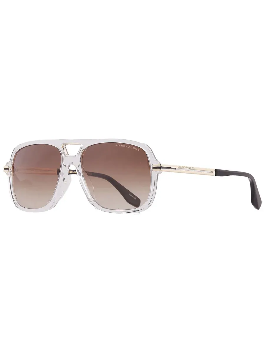 Мужские солнцезащитные очки Marc Jacobs Brown Gradient Navigator MARC 415/S 0MNG/HA 56 — изображение 2 из 5, прозрачный