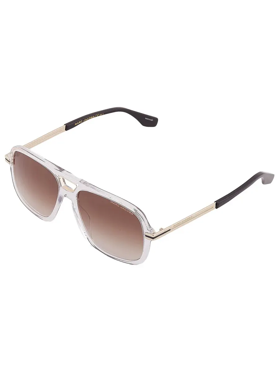 Мужские солнцезащитные очки Marc Jacobs Brown Gradient Navigator MARC 415/S 0MNG/HA 56 — изображение 3 из 5, прозрачный