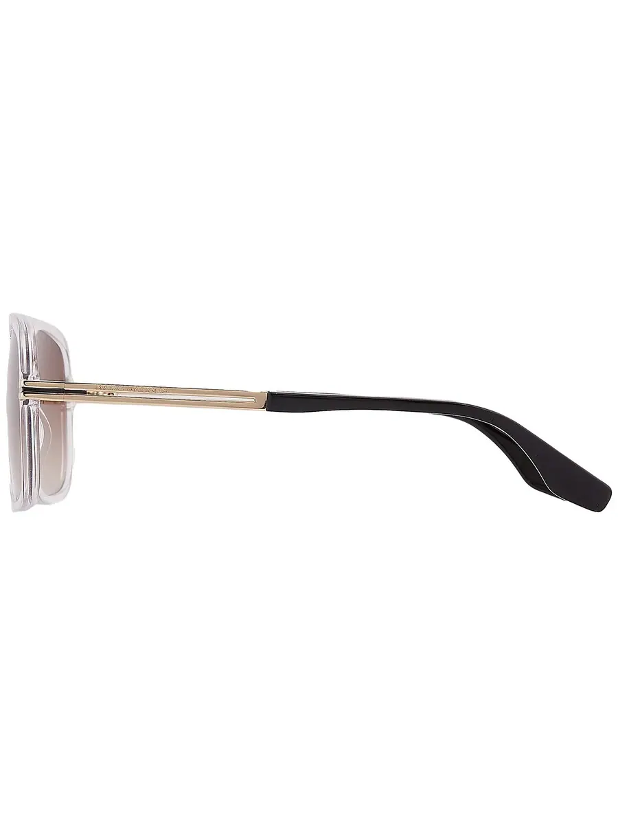 Мужские солнцезащитные очки Marc Jacobs Brown Gradient Navigator MARC 415/S 0MNG/HA 56 — изображение 4 из 5, прозрачный