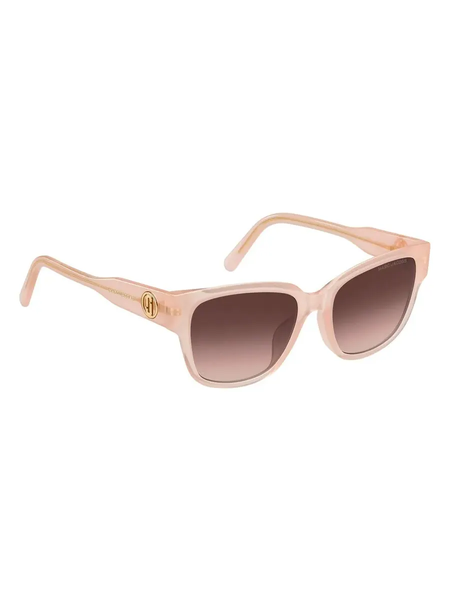 Женские солнцезащитные очки Marc Jacobs Brown Square MARC 734/F/S 35J 54 — изображение 3 из 4, розовый