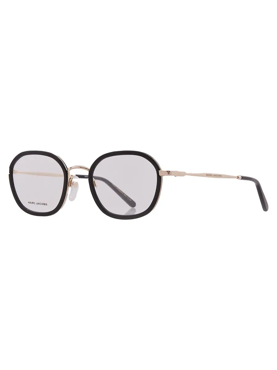 Женские очки Marc Jacobs Demo Oval MARC 702/G 0807 49, черный/золотой — 2