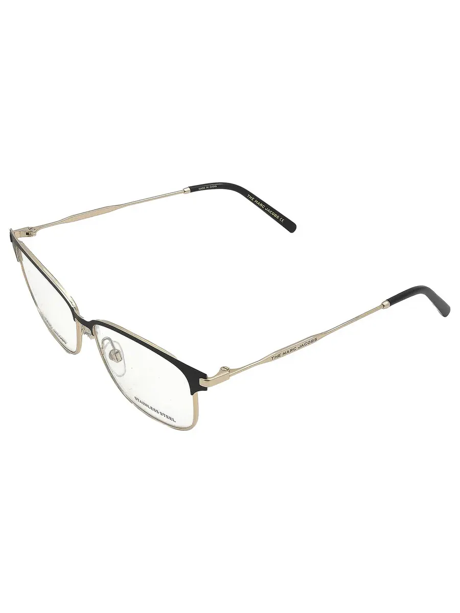 Женские очки Marc Jacobs Demo прямоугольной формы MARC 535 02M2 54, черный/золотой — 5