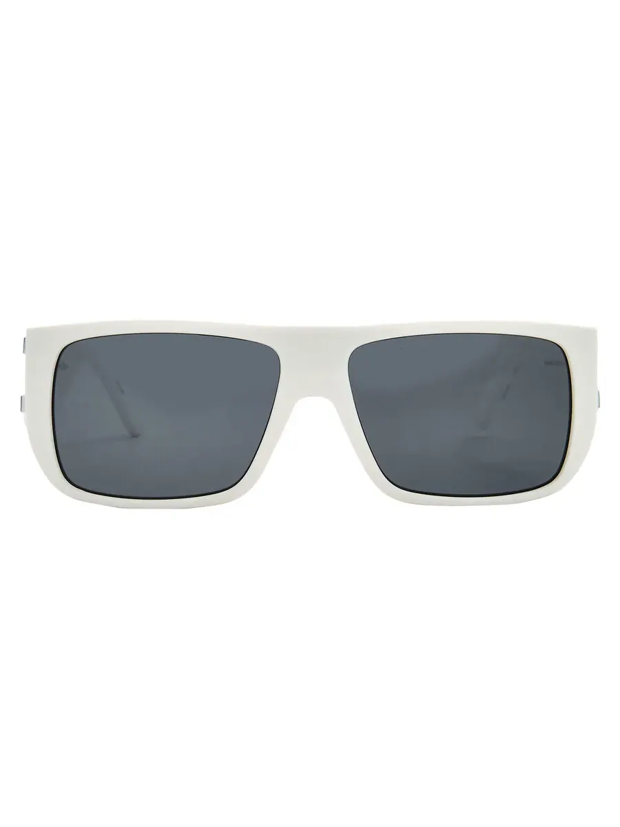 Серые унисекс солнцезащитные очки Marc Jacobs Browline MARC LOGO 096/S 0CCP/IR 57