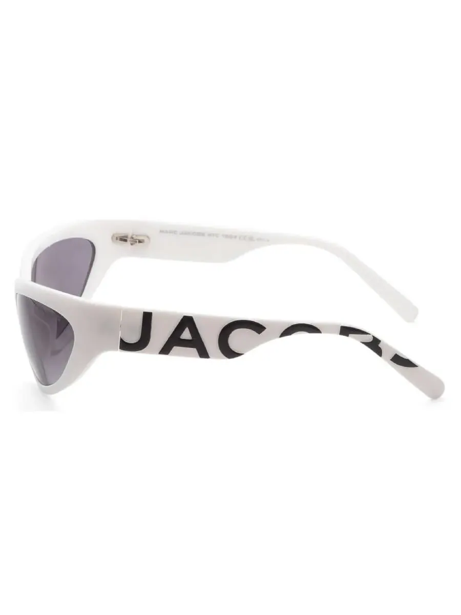 Женские солнцезащитные очки Marc Jacobs серого цвета с дужками MARC 738/S 0CCP/9O 61 — изображение 3 из 4, белый