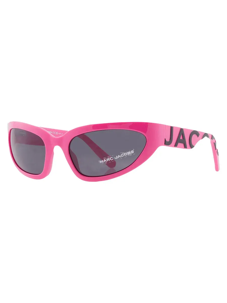 Женские солнцезащитные очки Marc Jacobs серого цвета с оберткой MARC 738/S 0EWW/IR 61 — изображение 2 из 5, фуксия