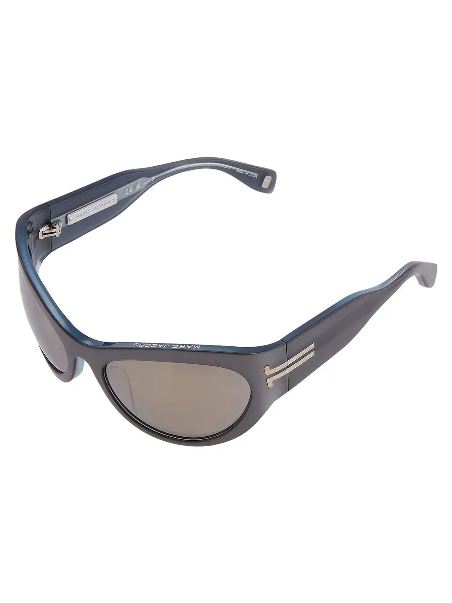 Женские солнцезащитные очки Marc Jacobs Silver Cat Eye MJ 1087/S 0YB7/T4 61 — изображение 3 из 5, серебряный