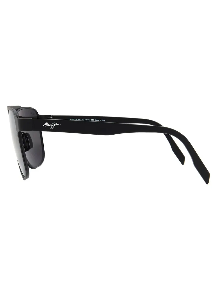 Мужские солнцезащитные очки Maui Jim 2nd Reef Nuetral Grey Navigator 607-02 59 — изображение 3 из 4, черный