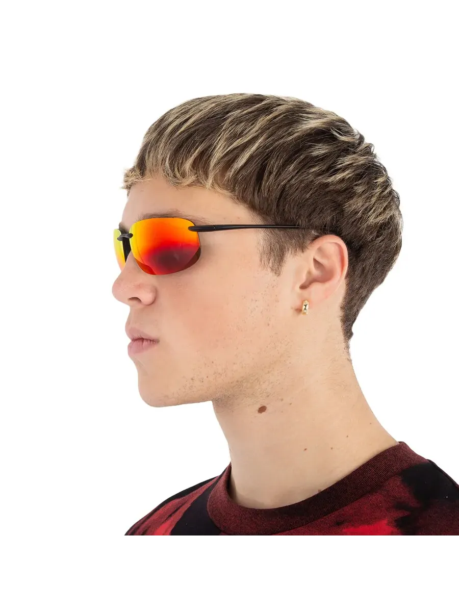 Солнцезащитные очки мужские Maui Jim Ho'okipa XLarge Hawaii Lavs прямоугольные RM456-02A 67 — изображение 2 из 5, синий