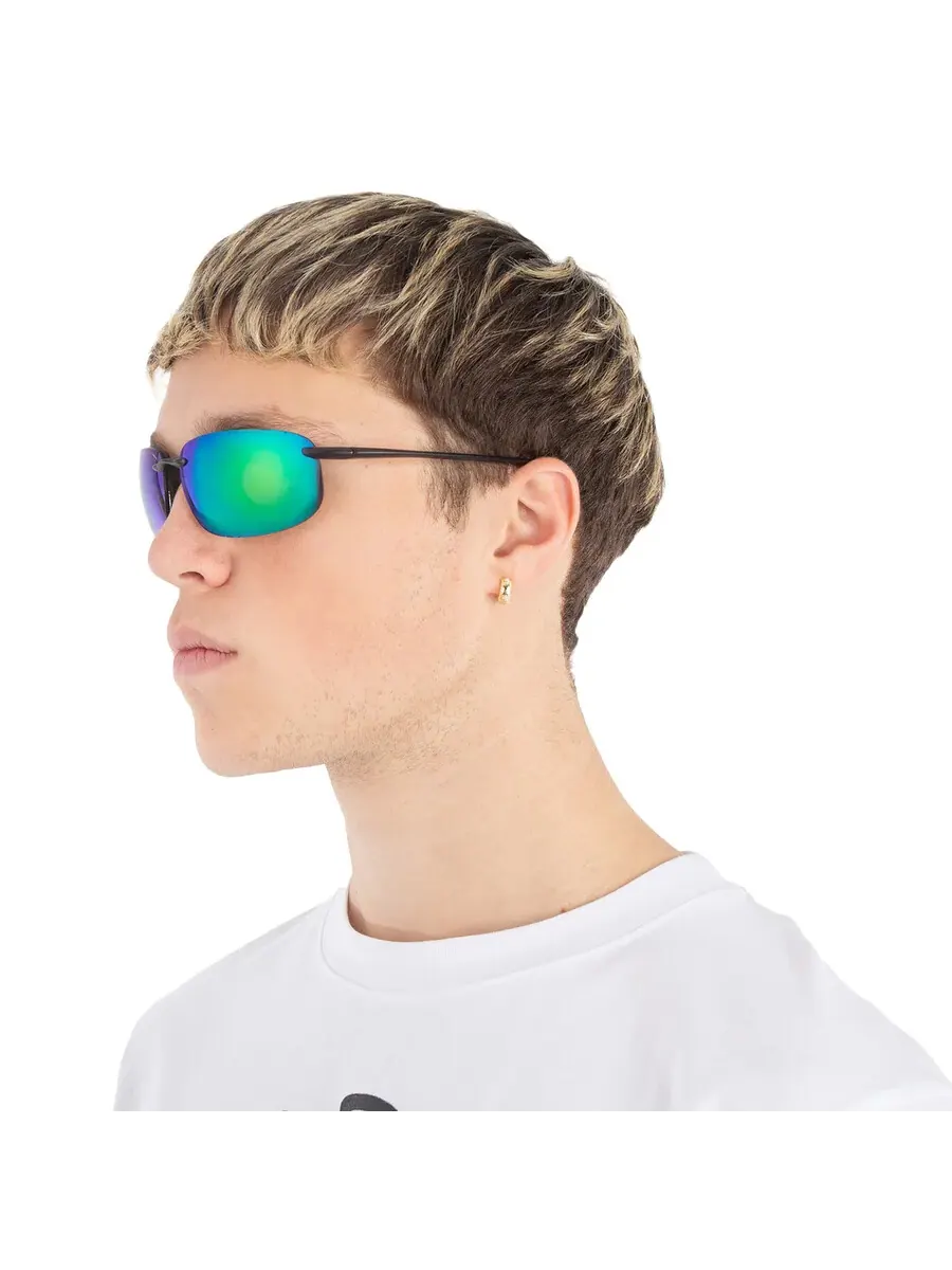 Солнцезащитные очки мужские Maui Jim Ho'okipa XLarge MAUIGreen прямоугольные GM456-14 67 — изображение 2 из 5, зеленый