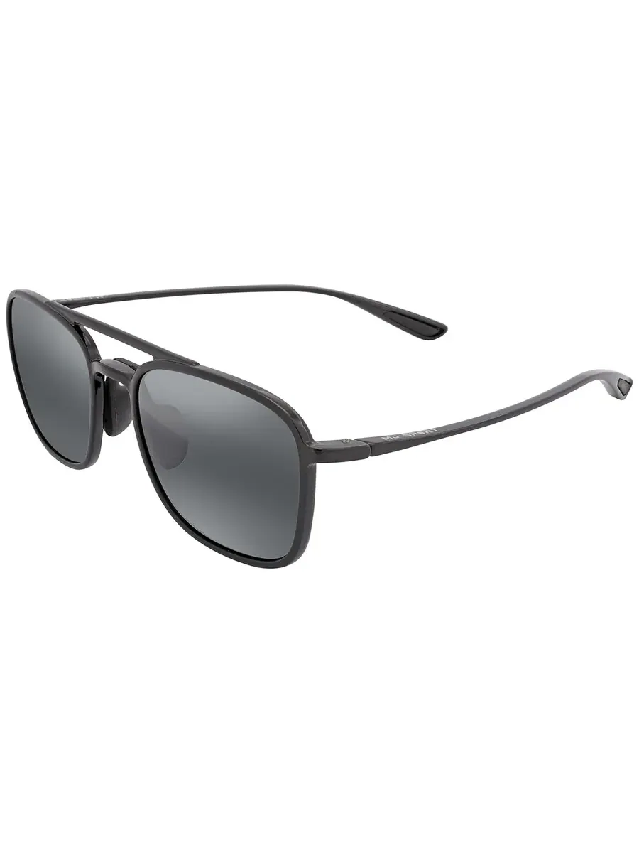 Солнцезащитные очки Maui Jim Keokea Neutral Grey Navigator унисекс 447-02 55 — изображение 3 из 4, черный