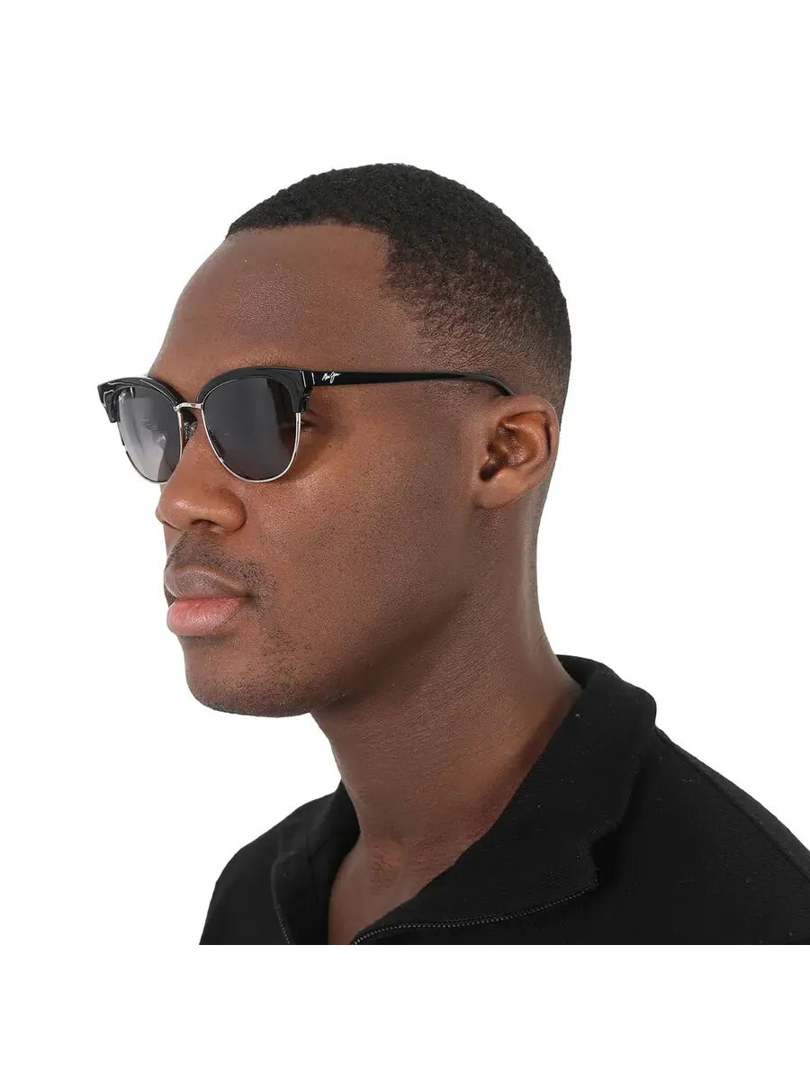Солнцезащитные очки Maui Jim Lokelani Neutral Grey Cat Eye GS825-02 55 — изображение 2 из 5, серебряный