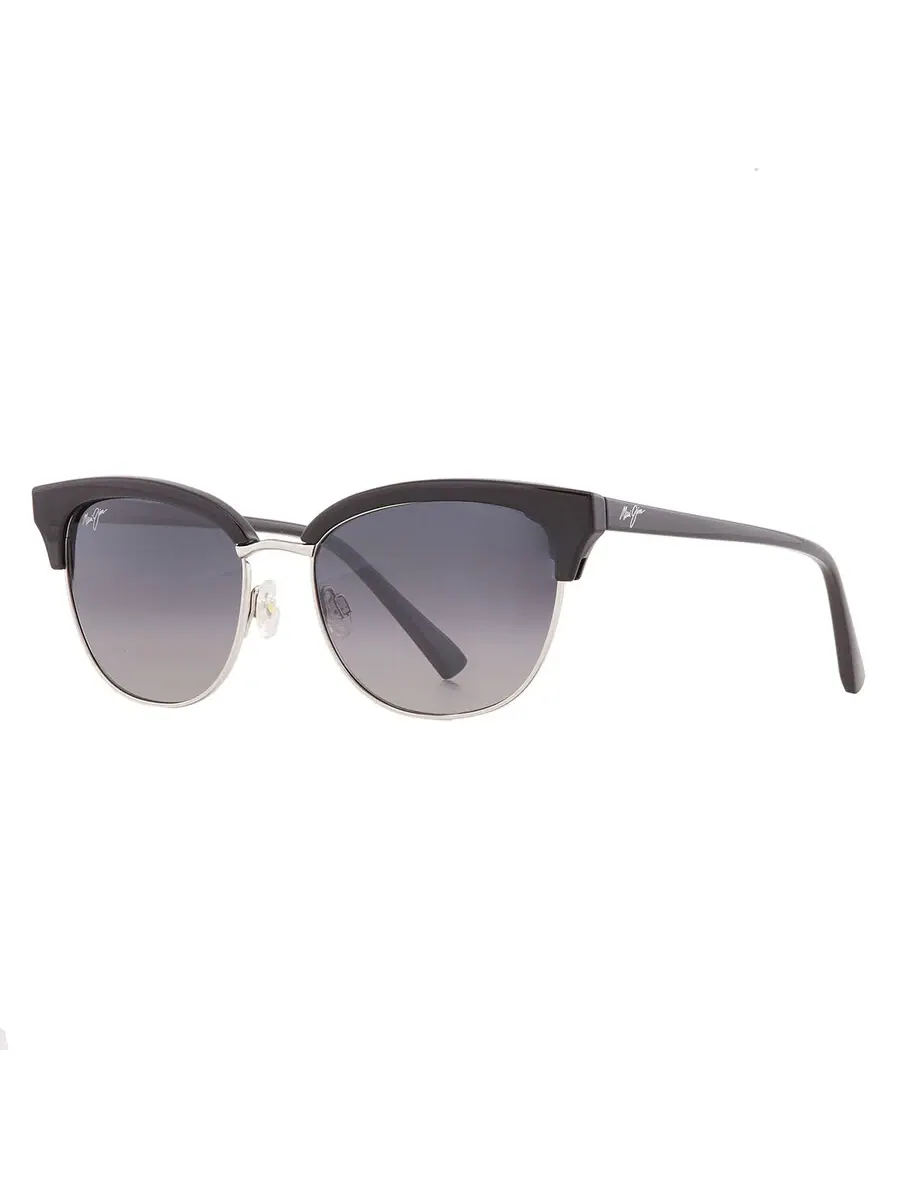 Солнцезащитные очки Maui Jim Lokelani Neutral Grey Cat Eye GS825-02 55 — изображение 3 из 5, серебряный
