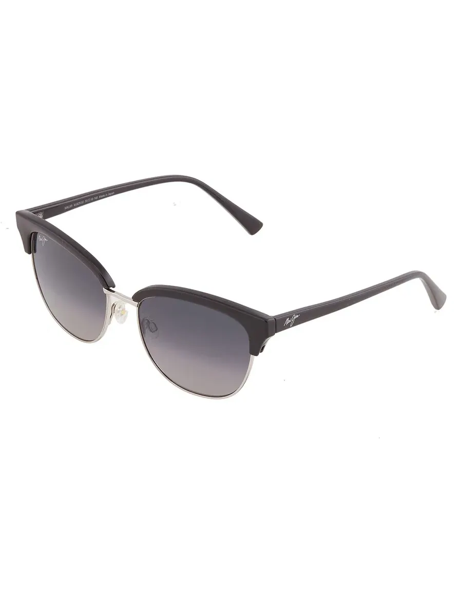 Солнцезащитные очки Maui Jim Lokelani Neutral Grey Cat Eye GS825-02 55 — изображение 4 из 5, серебряный