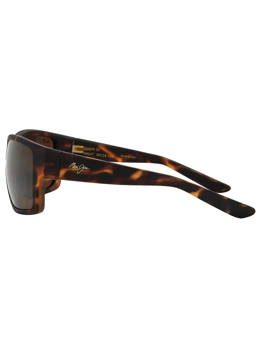 Мужские солнцезащитные очки Maui Jim Mangroves HCL Bronze Wrap H604-10 60 — изображение 3 из 4, хаки