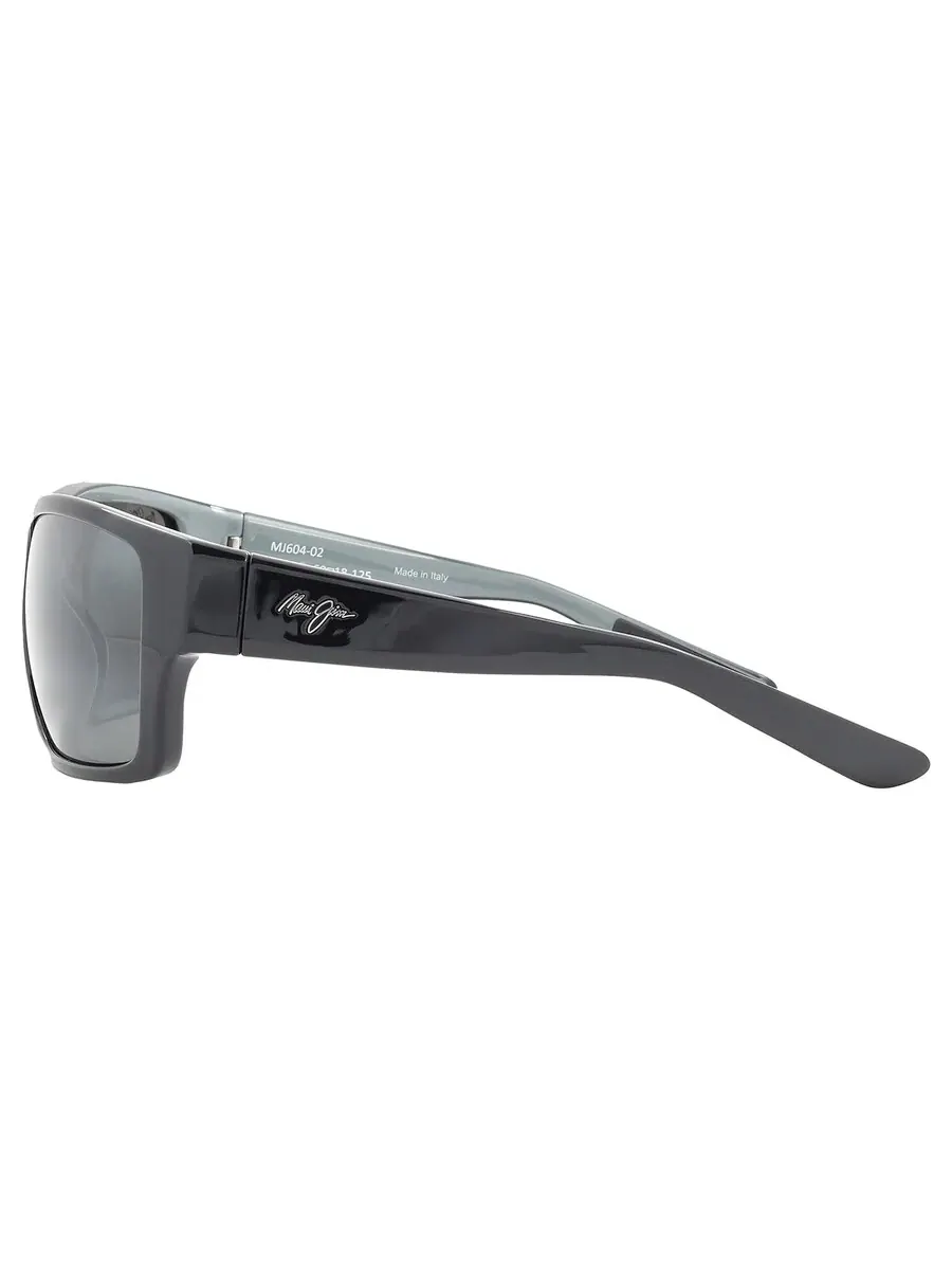 Солнцезащитные очки для мужчин Maui Jim Mangroves Neutral Grey Wrap 604-02 60 — изображение 3 из 4, серый