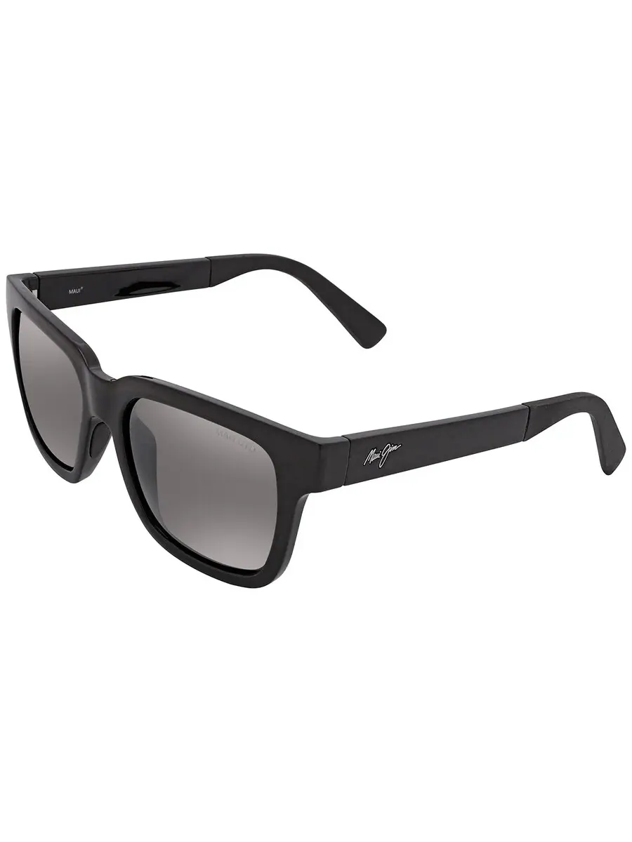 Солнцезащитные очки Maui Jim Manchester United Mongoose Neutral Grey Square унисекс 540-02UTD 54 — изображение 3 из 5, черный