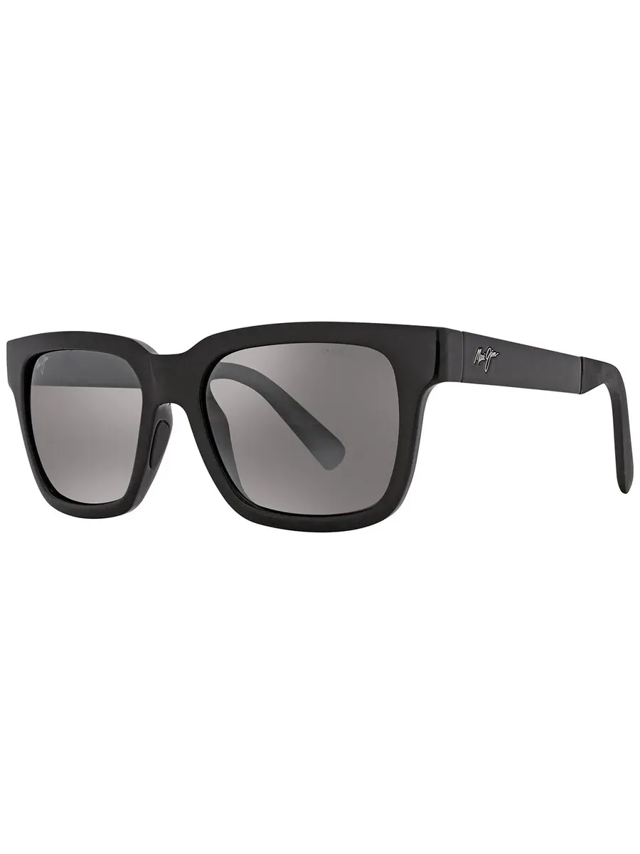 Солнцезащитные очки Maui Jim Manchester United Mongoose Neutral Grey Square унисекс 540-02UTD 54 — изображение 5 из 5, черный