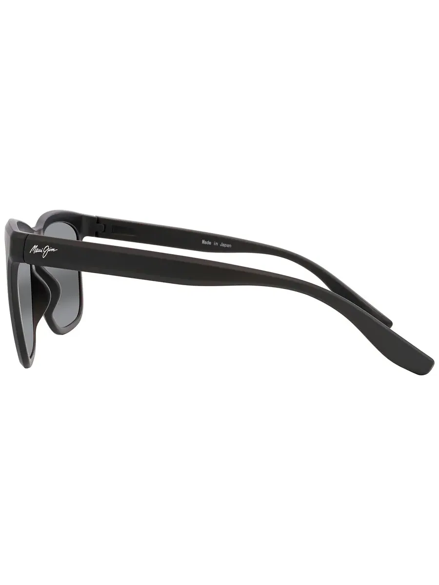 Солнцезащитные очки Maui Jim Pehu Neutral Grey Square унисекс 602-02 55 — изображение 4 из 5, черный