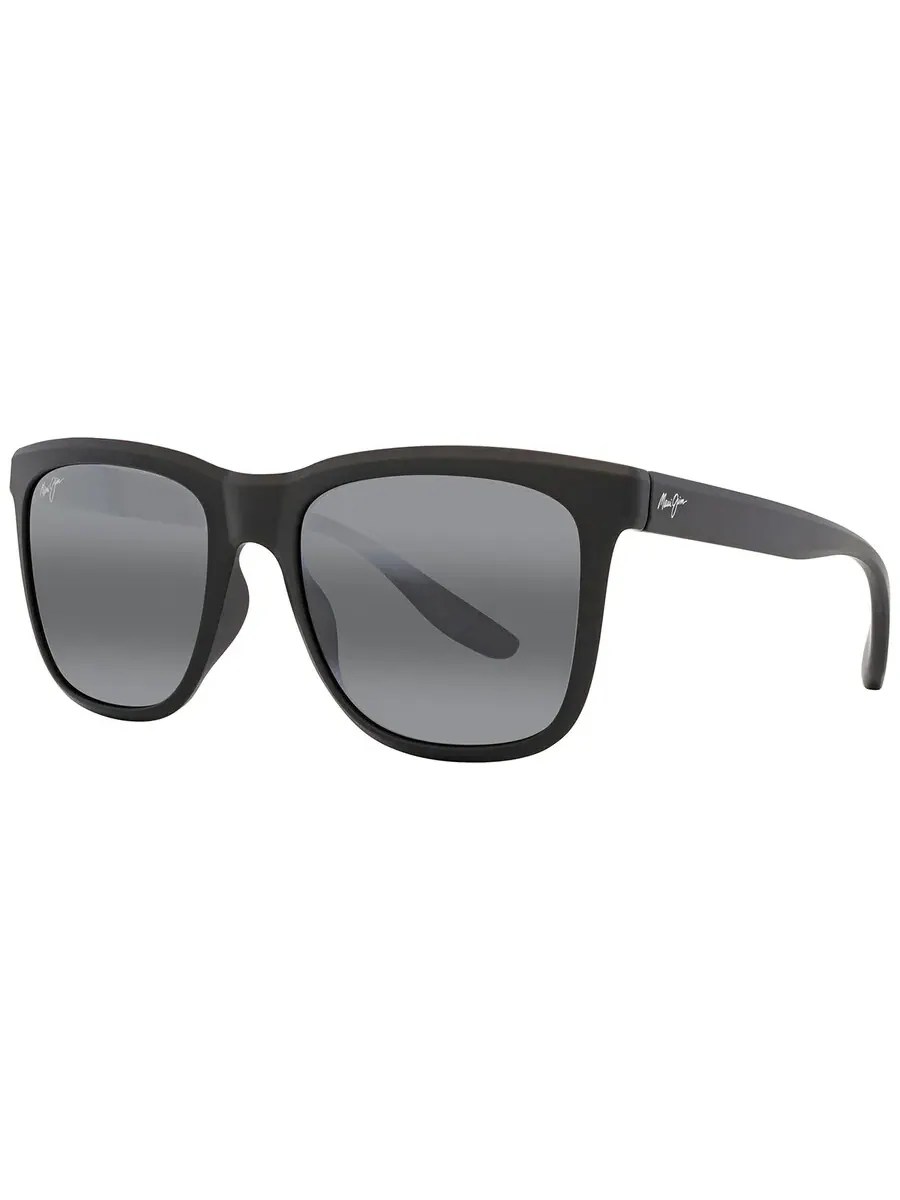 Солнцезащитные очки Maui Jim Pehu Neutral Grey Square унисекс 602-02 55 — изображение 5 из 5, черный