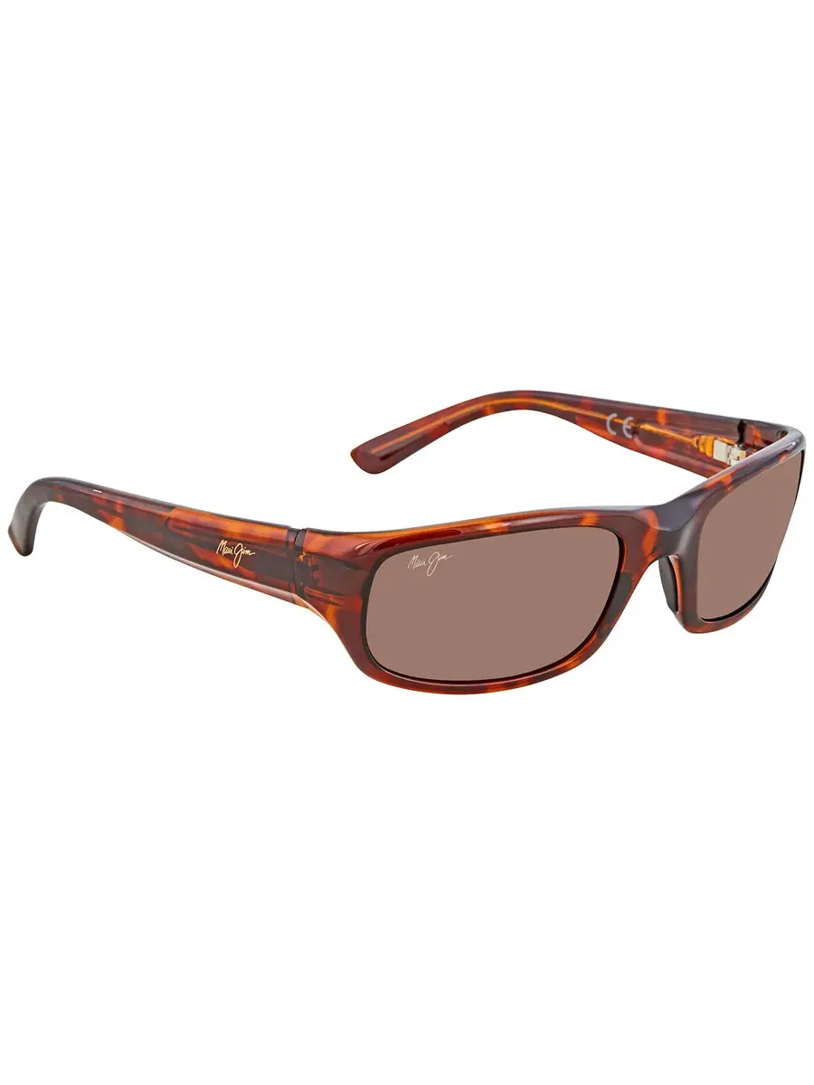 Солнцезащитные очки Maui Jim Stingray HCL Bronze прямоугольные унисекс H103-10 55 — изображение 2 из 3, хаки