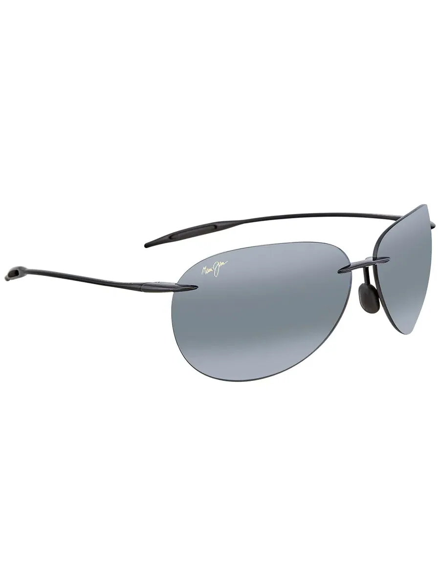 Солнцезащитные очки Maui Jim Sugar Beach Neutral Grey Oval унисекс 421-02 62 — изображение 2 из 3, черный/серый