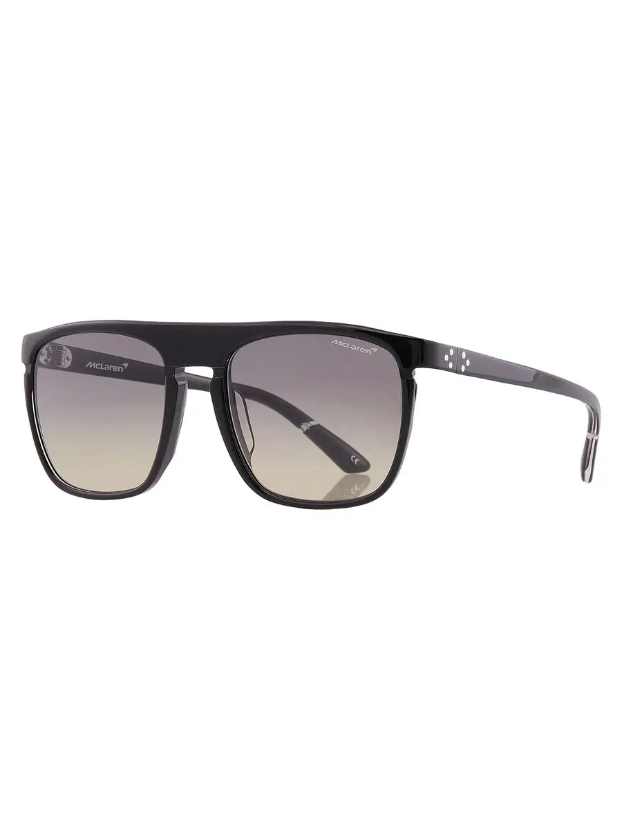 Солнцезащитные очки McLaren Grey Gradient Square унисекс MLDS-89S01 C01 55 — изображение 2 из 4, черный