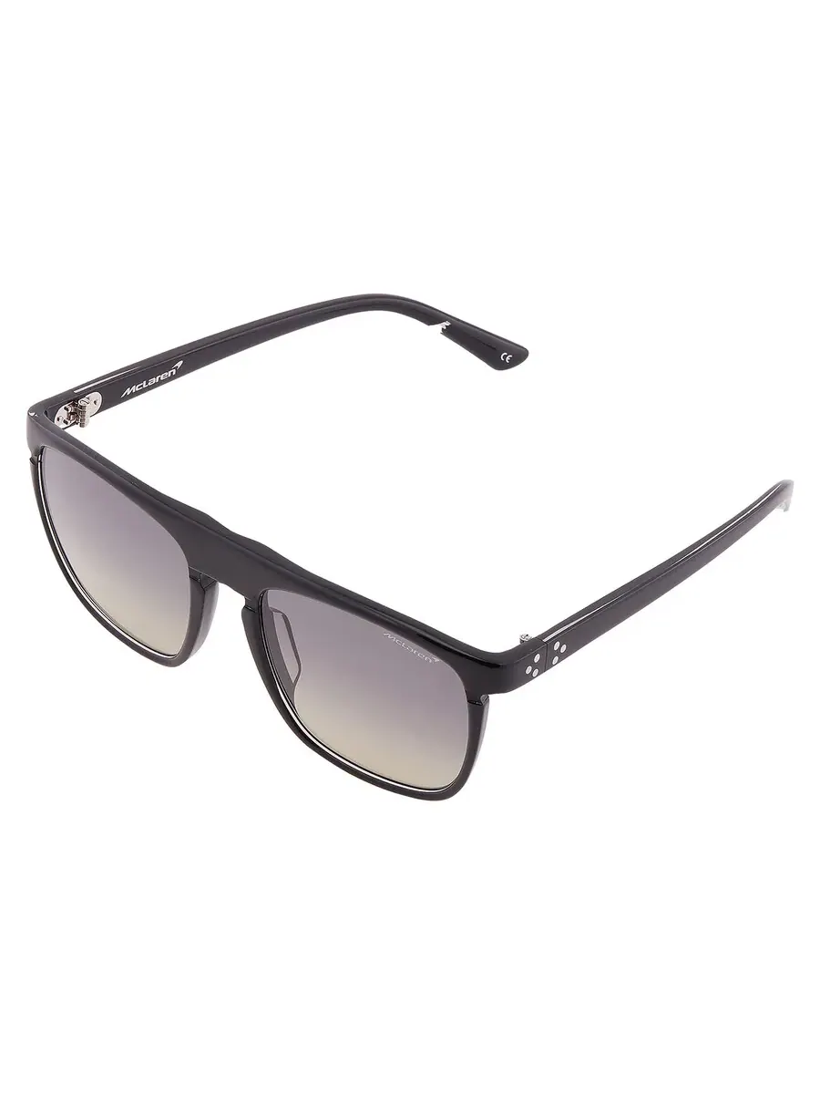 Солнцезащитные очки McLaren Grey Gradient Square унисекс MLDS-89S01 C01 55 — изображение 3 из 4, черный
