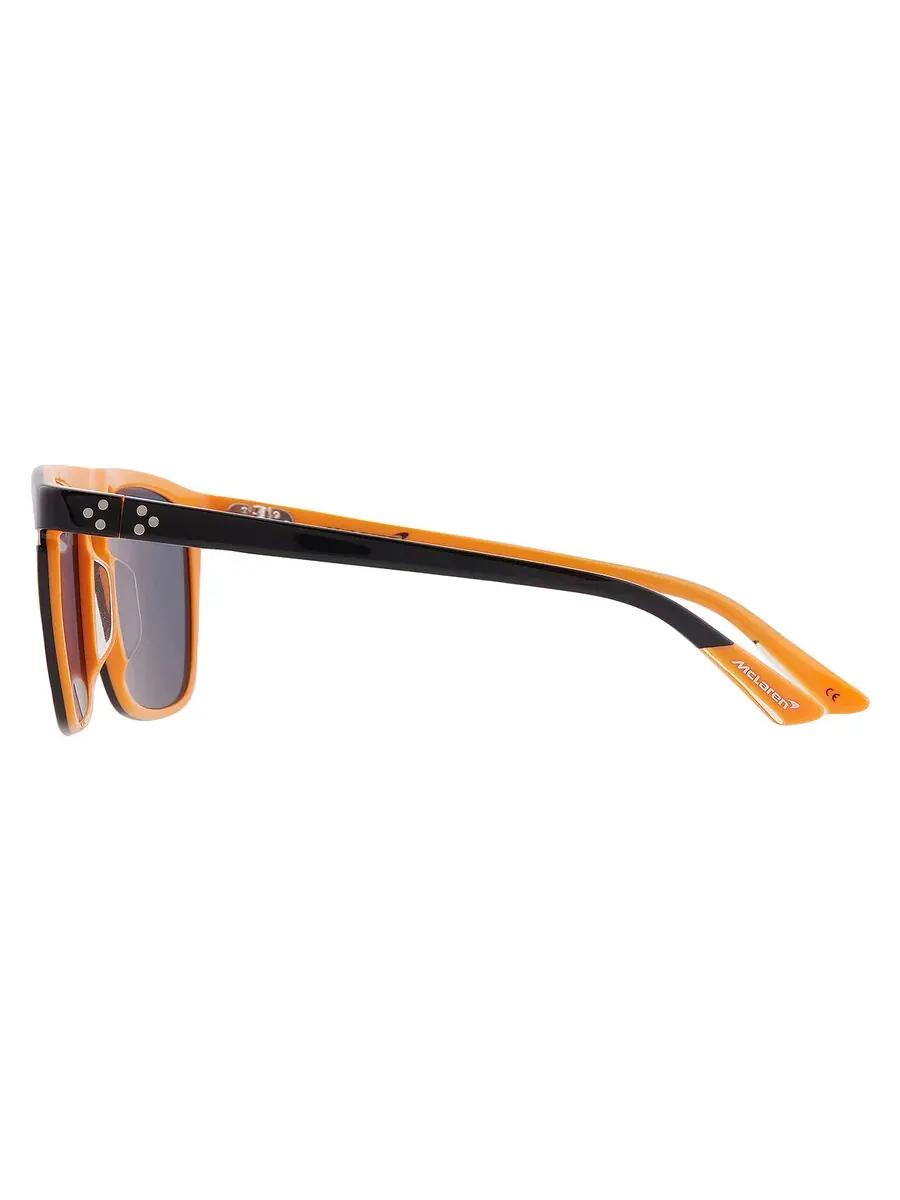 Солнцезащитные очки McLaren Papaya Square унисекс MLDS-89S01 C03 55, черный/оранжевый — изображение 4 из 4