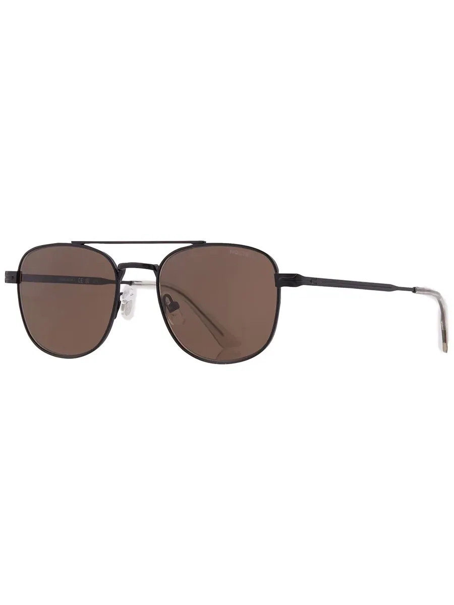 Солнцезащитные очки для мужчин Montblanc Brown Pilot MB0363S 003 51 — изображение 2 из 4, черный