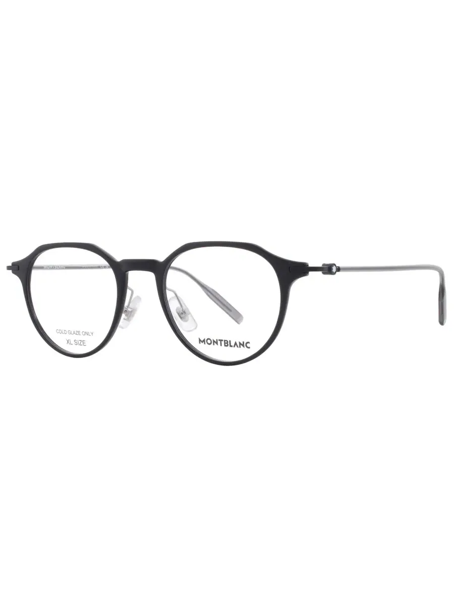 Очки мужские Montblanc Demo Oval MB0355O 001 49 — изображение 2 из 4, черный