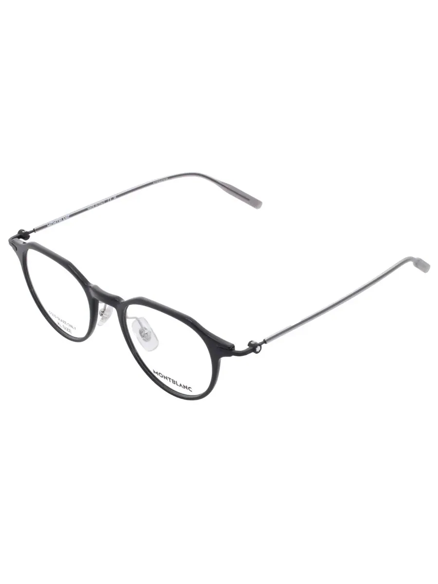 Очки мужские Montblanc Demo Oval MB0355O 001 49 — изображение 3 из 4, черный