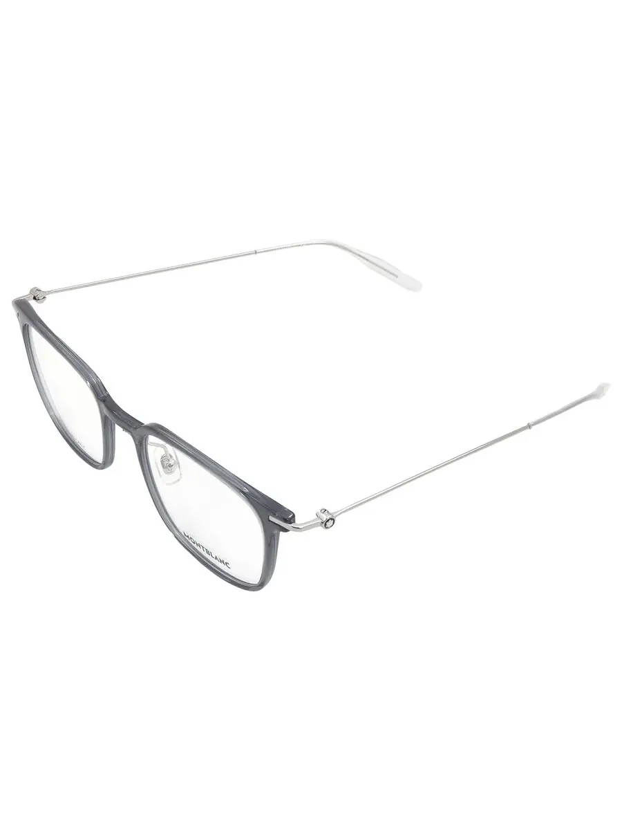 Мужские очки Montblanc Demo Square MB0100O 001 52 — изображение 4 из 4, серый