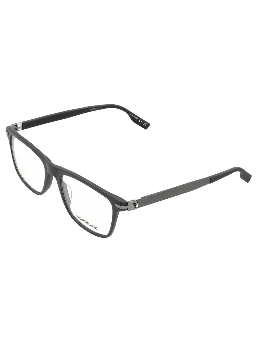 Мужские очки Montblanc Demo Square MB0251O 001 54 — изображение 4 из 4, черный
