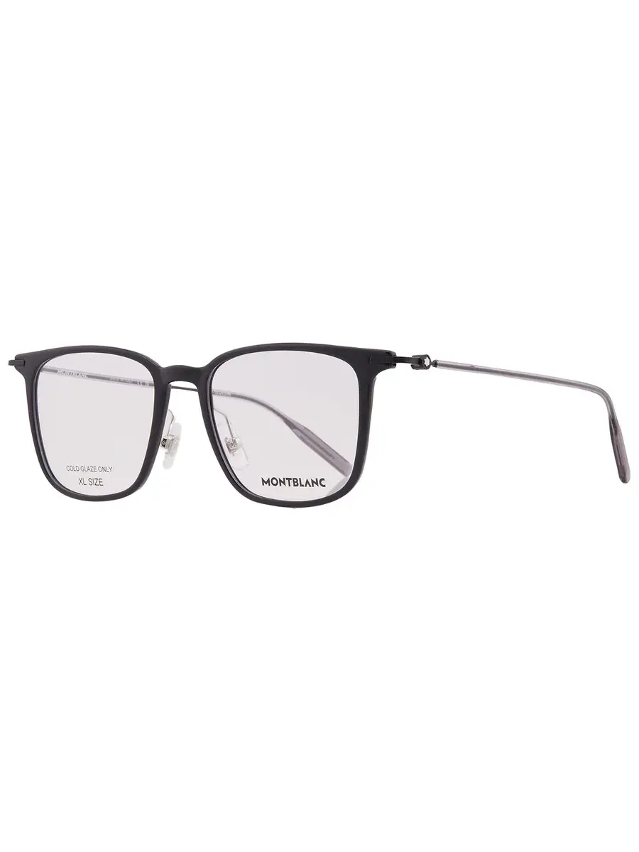 Мужские очки Montblanc Demo Square MB0354O 001 52 — изображение 2 из 4, черный