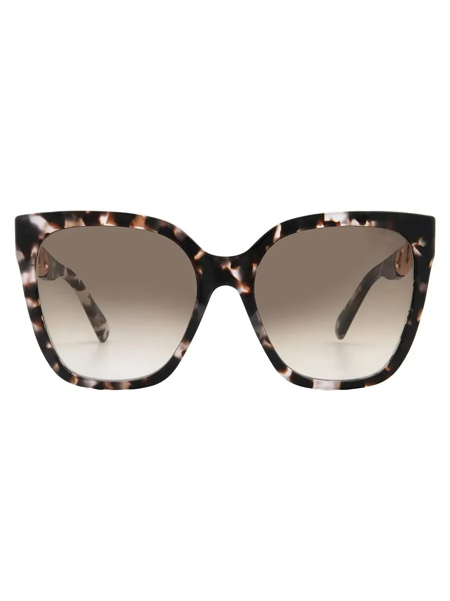 Женские солнцезащитные очки Moschino Brown Shaded Butterfly MOS098/S 0HT8/HA 55