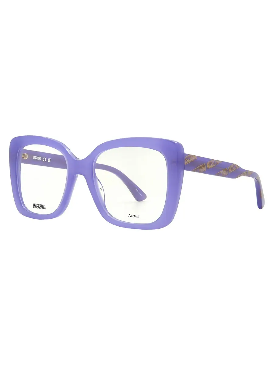 Женские очки Moschino Demo Square MOS614 0B3V 52 — 2