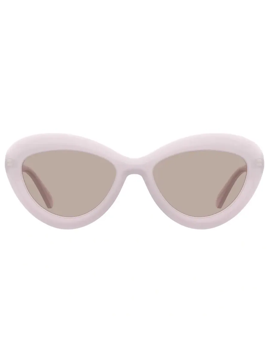 Солнцезащитные очки женские Moschino Pink Cat Eye MOS163/S 035J/U1 55