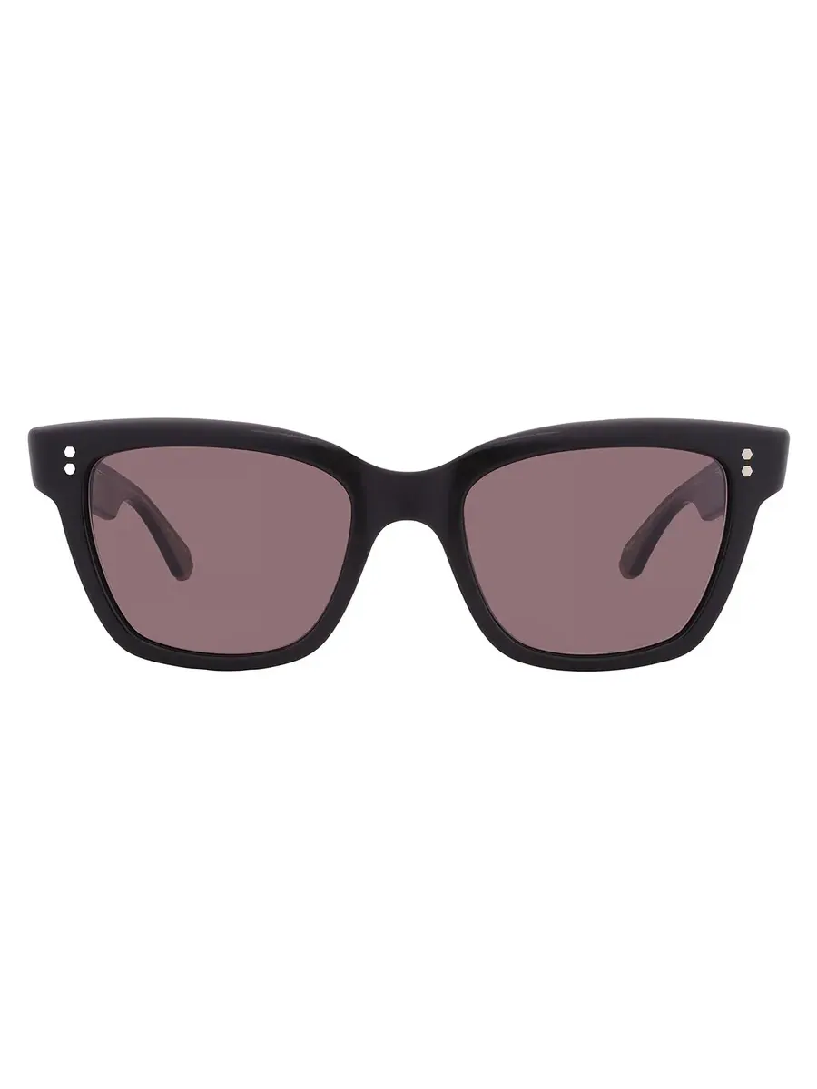 Мистер Лайт LOLA S Lava Cat Eye Женские солнцезащитные очки ML2046-51-BK-PLT/LAVA Mr. Leight — серебристый