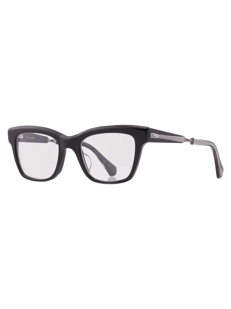 Mr. Leight LOLITA C демонстрационные очки кошачий глаз для женщин ML1041 BK-PLT 48 — 2