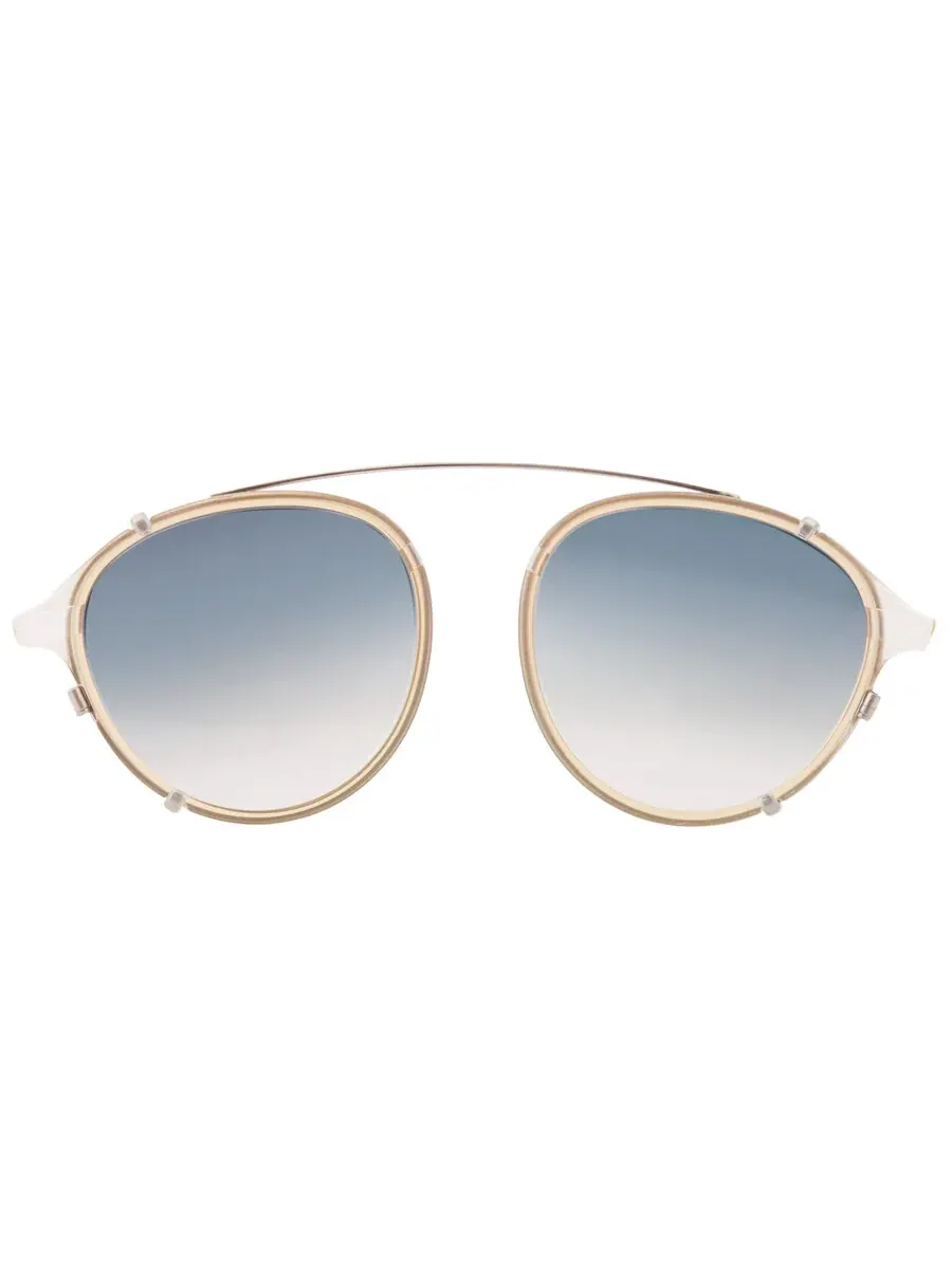 Очки-клипсы унисекс Mr. Leight MULHOLLAND AL Alpine Oval ML5001 SMT-PLT/ALP 45 — изображение 3 из 4, платина