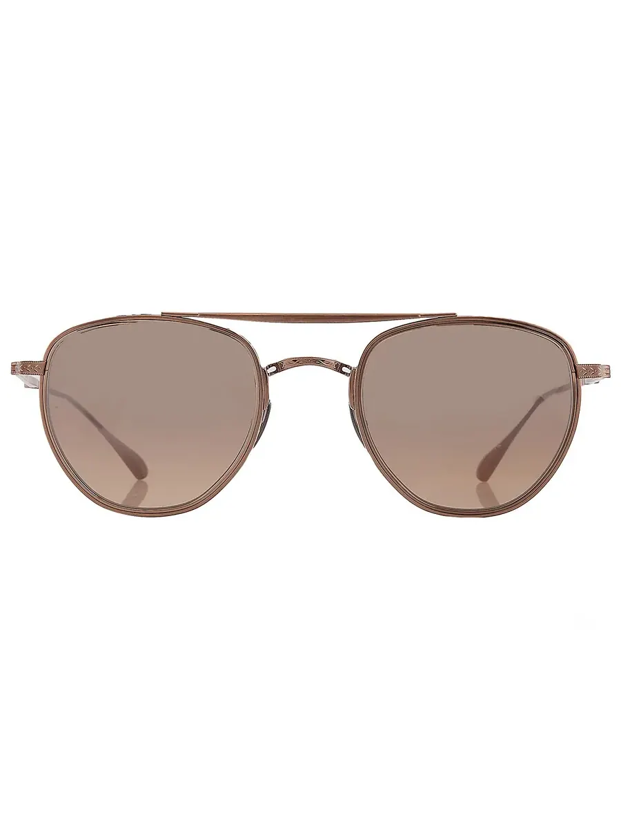 Мистер Лайт ROKU II S Солнцезащитные очки пилот Titanium Smokey ML4015 BBZ-PYR/SMKY 48 Mr. Leight — серый
